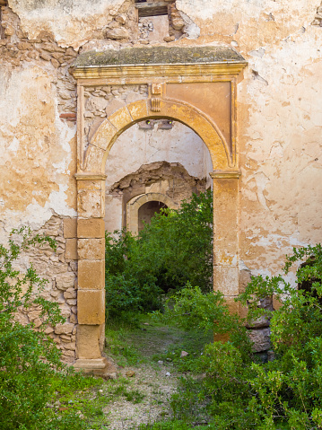 Ruins of Dar Caid Hajji's old mansion near Essaouira, Morocco