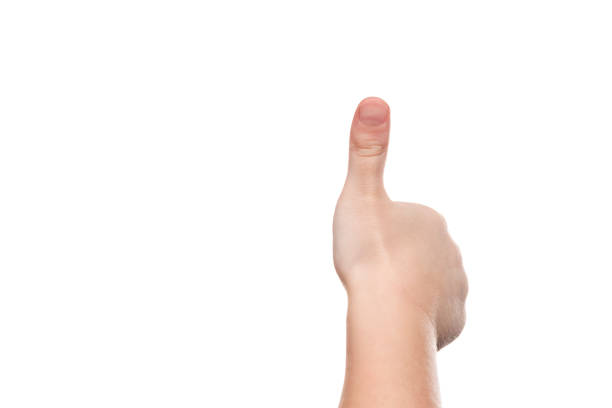 istock child hand with thumb up 1078616434