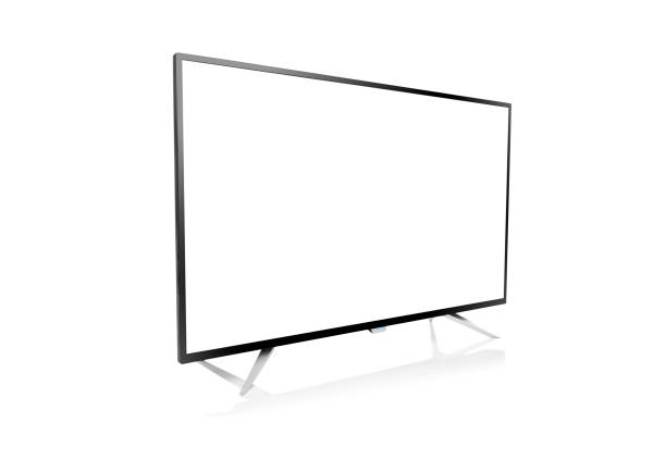 istock Computer monitor or tv set. Isolated on white background. 1078634058
