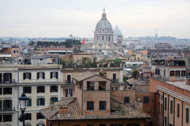 istock Old Rome. Evening view. Panorama Italy. 1078660306