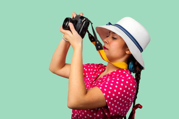 istock Photographer Vintage Girl 1078668430