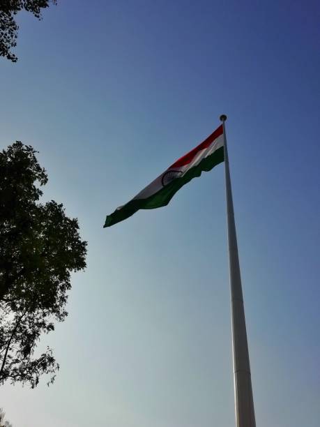 istock Gandhi mandap flag 1078669894