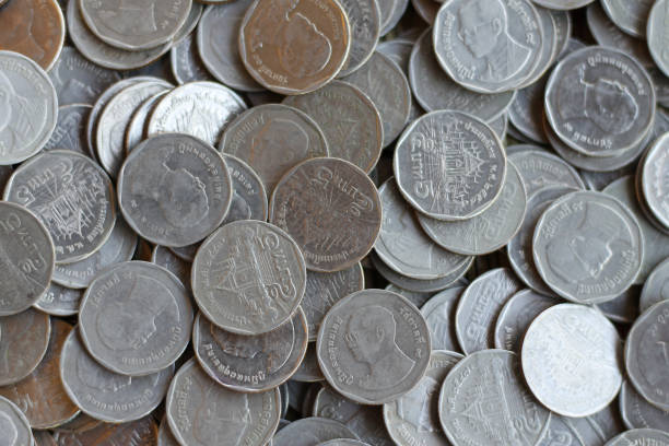 istock Many Thai coins baht 1078675824