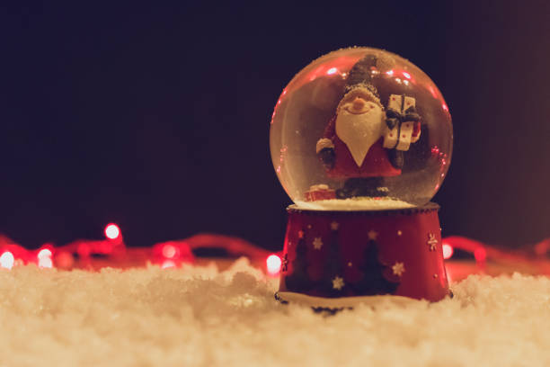 istock Christmas Snow Globe With Santa Claus 1078688852