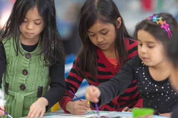 istock Children painting in school 1078717482