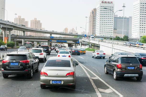 istock Traffic in Beijing, China 1078737876