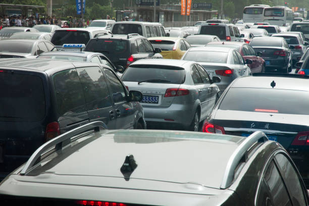 istock Traffic in Beijing, China 1078738174
