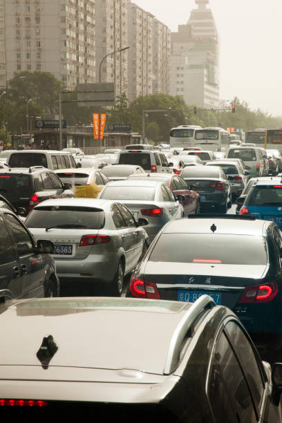 istock Traffic in Beijing, China 1078738196