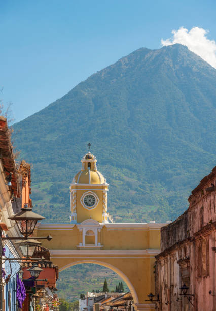 istock Agua Antigua Volcano Guatemala 1078755506