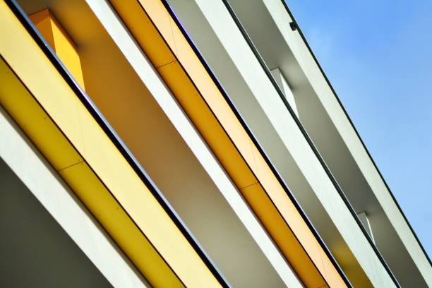 istock Modern apartment buildings on a sunny day with a blue sky 1078759878