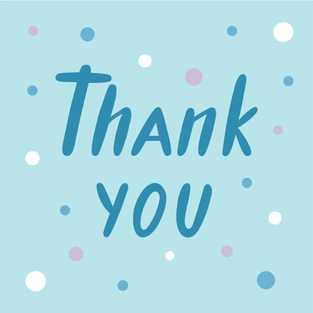 istock Vector illustration of thank you for typography poster, flyer, banner, greeting card or postcard. 1078776830
