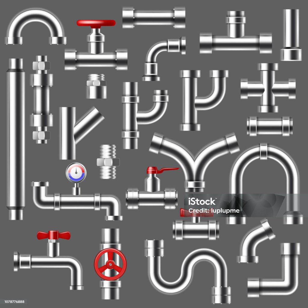 Month Pipe Vector Pipe Vector Plumbing Pipeline Or Piped Tubing Construction Of Me Stock ...