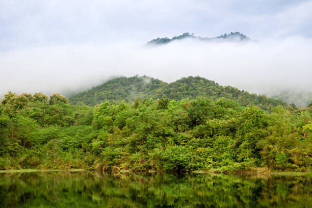 istock Landscape of lake and mountain 1078786200