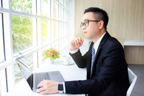 istock Relax working outside office at the coffee shop 1078786786