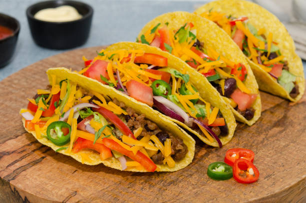 istock Mexican food tacos. 1078794514
