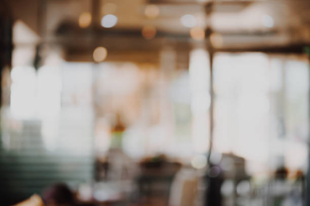 istock Abstract blur interior coffee shop or cafe for background. 1078831244