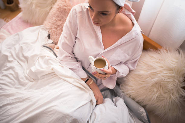 istock Relaxing morning with cup of tea 1078837778
