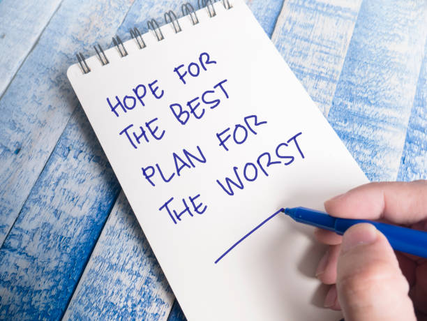 Hope The Best, Plan Worst, Motivational Inspirational Quotes