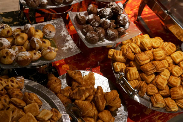 istock sweet buns baking in the kitchen of the restaurant 1078932488