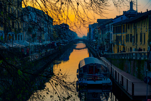 istock Naviglio Grande. AC Milan 1078933240