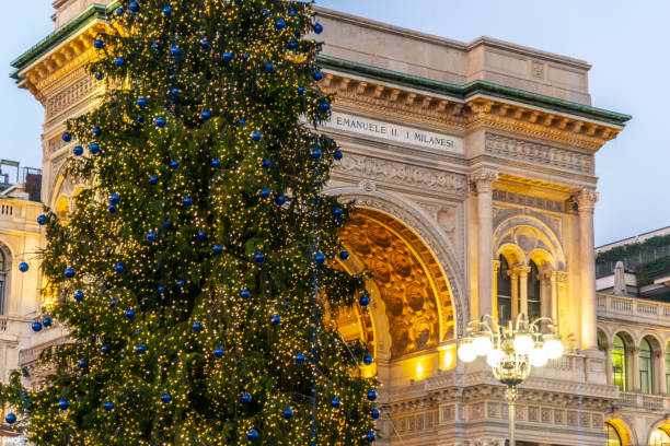 Galleria Vittorio Emanuele II with Christmas tree