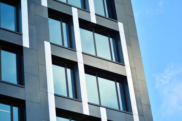 istock Facade fragment of a modern office building. 1078940846