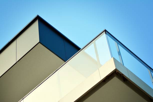 istock Modern apartment buildings on a sunny day with a blue sky 1078941156