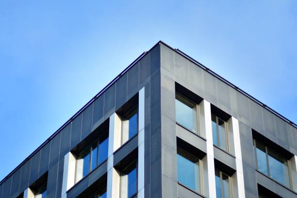 istock Facade fragment of a modern office building. 1078947272