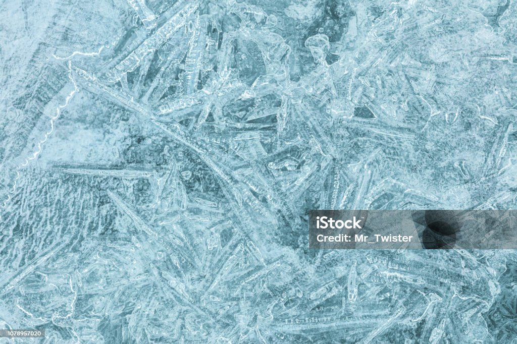 Ice Block Structures Ice Block Structure Pattern Macro View Stock Photo - Download Image Now ...