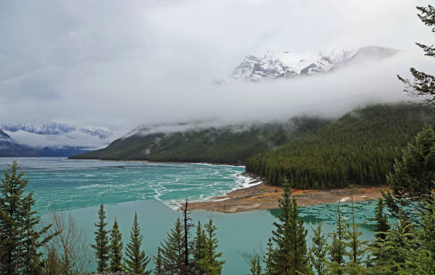istock Lake Minnewanka shore 1078959178