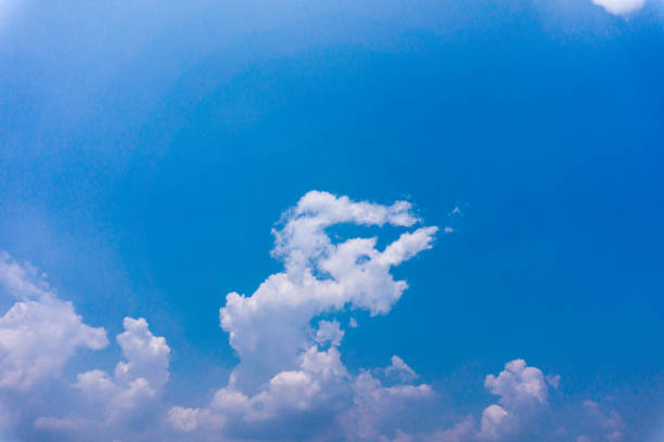 istock Beautiful clouds with blue sky background. Nature weather, cloud blue sky 1078959812