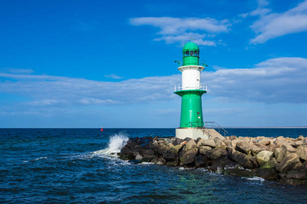 istock Mole on the Baltic Sea coast in Warnemuende, Germany 1078961946