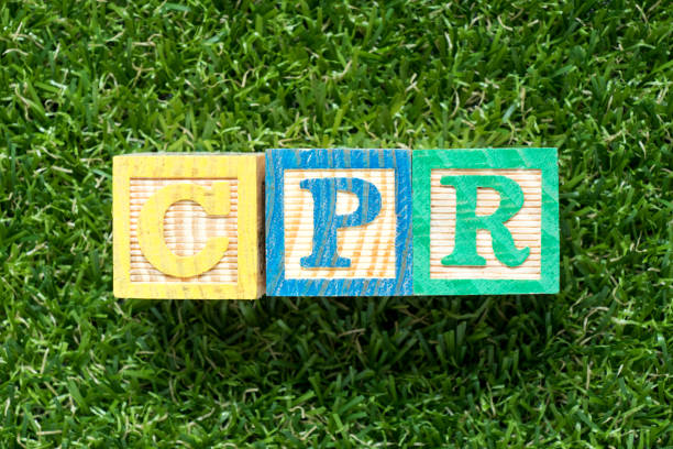 istock Color wood block in word CPR (abbreviation of Cardiopulmonary resuscitation) on artificial green grass background 1078963980
