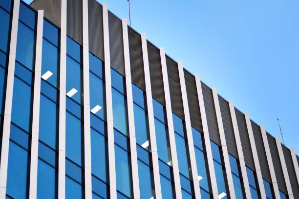 istock Facade fragment of a modern office building. 1078970908