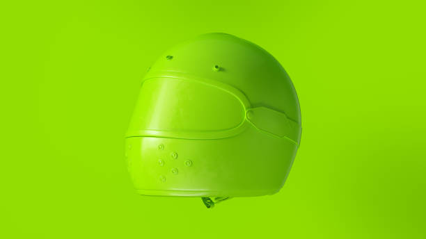 istock Lime Green Helmet 3Q View 1078971078