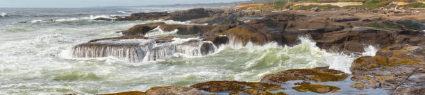 istock Waves on Rocks at Waters Edge Pacific Ocean Oregon Coast Panoramic 1078974578