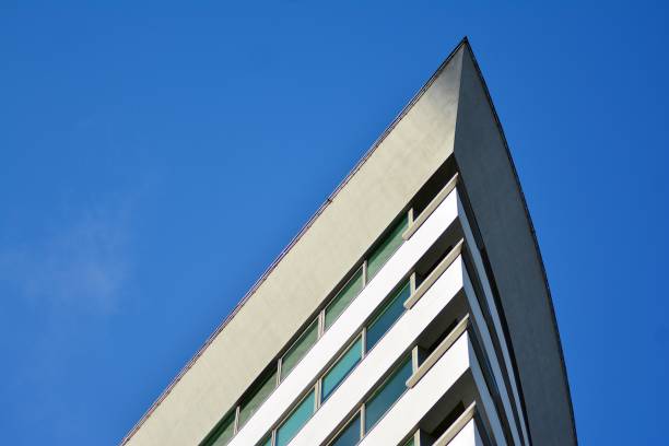 istock Facade fragment of a modern office building. 1078979288