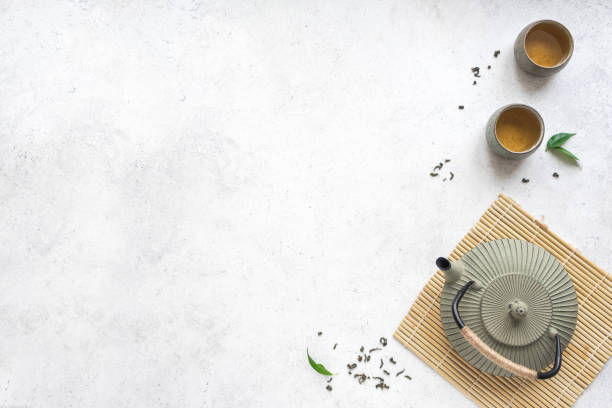 istock Asian Teapot and Teacups 1078980314
