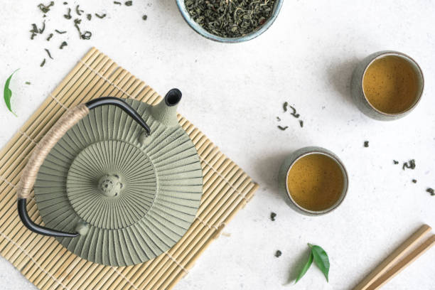 istock Asian Teapot and Teacups 1078980320