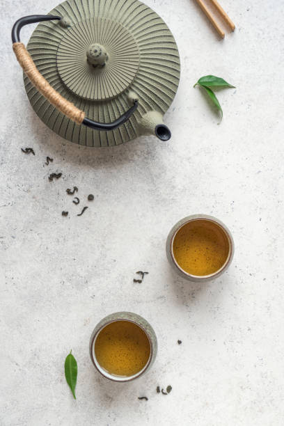 istock Asian Teapot and Teacups 1078981350