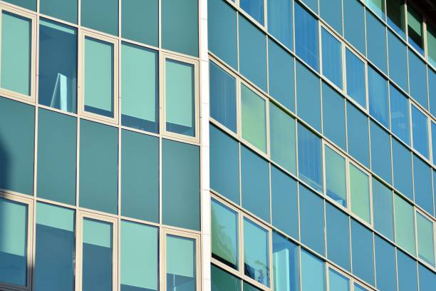 istock Facade fragment of a modern office building. 1078981620