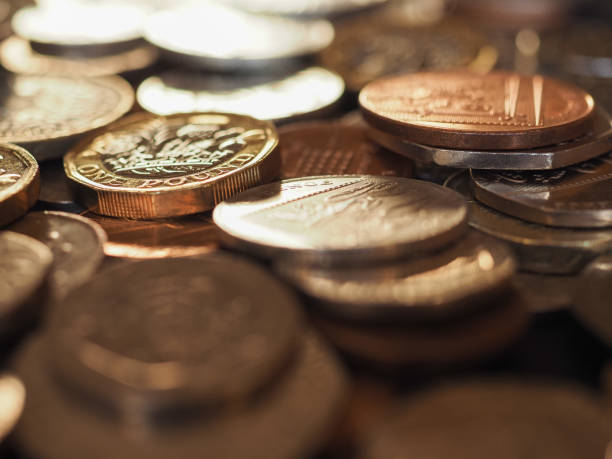 istock Pound coins, United Kingdom background 1078986540