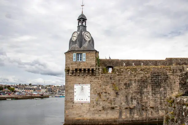 Photo of Concarneau. The belfry of the closed city. Finistère. Brittany
