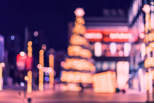 istock Festive decoration lights defocused 1078999346
