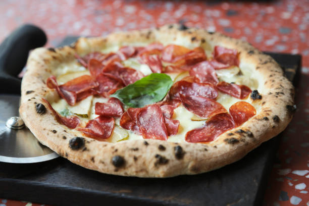 istock Smoked sausage pizza 1079005048