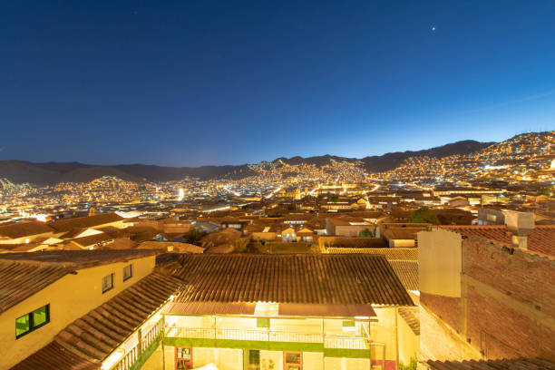 istock Rooftops of Cusco city in Peru 1079005524