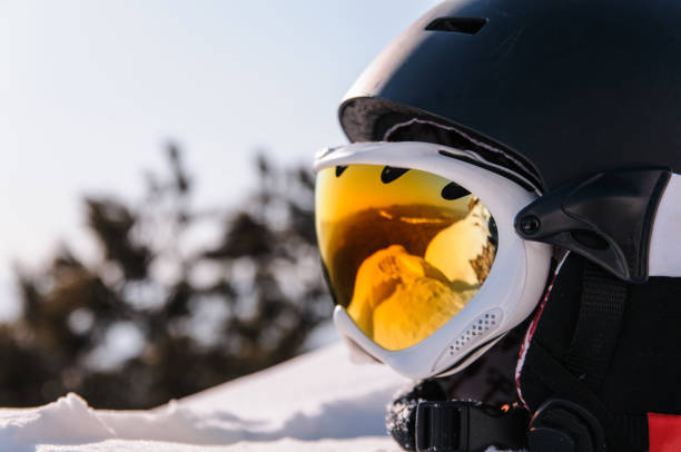 istock ski goggles on the snow 1079008916