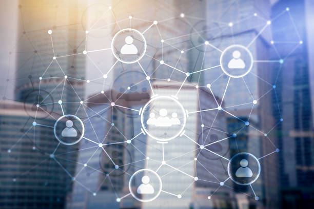istock People relation and organization structure. Social media. Business and communication technology concept. 1079014518