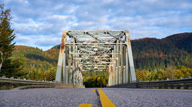 istock Scenic Road with old bridge 1079026864