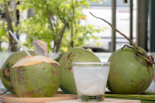 istock coconut juice and coconut 1079045522